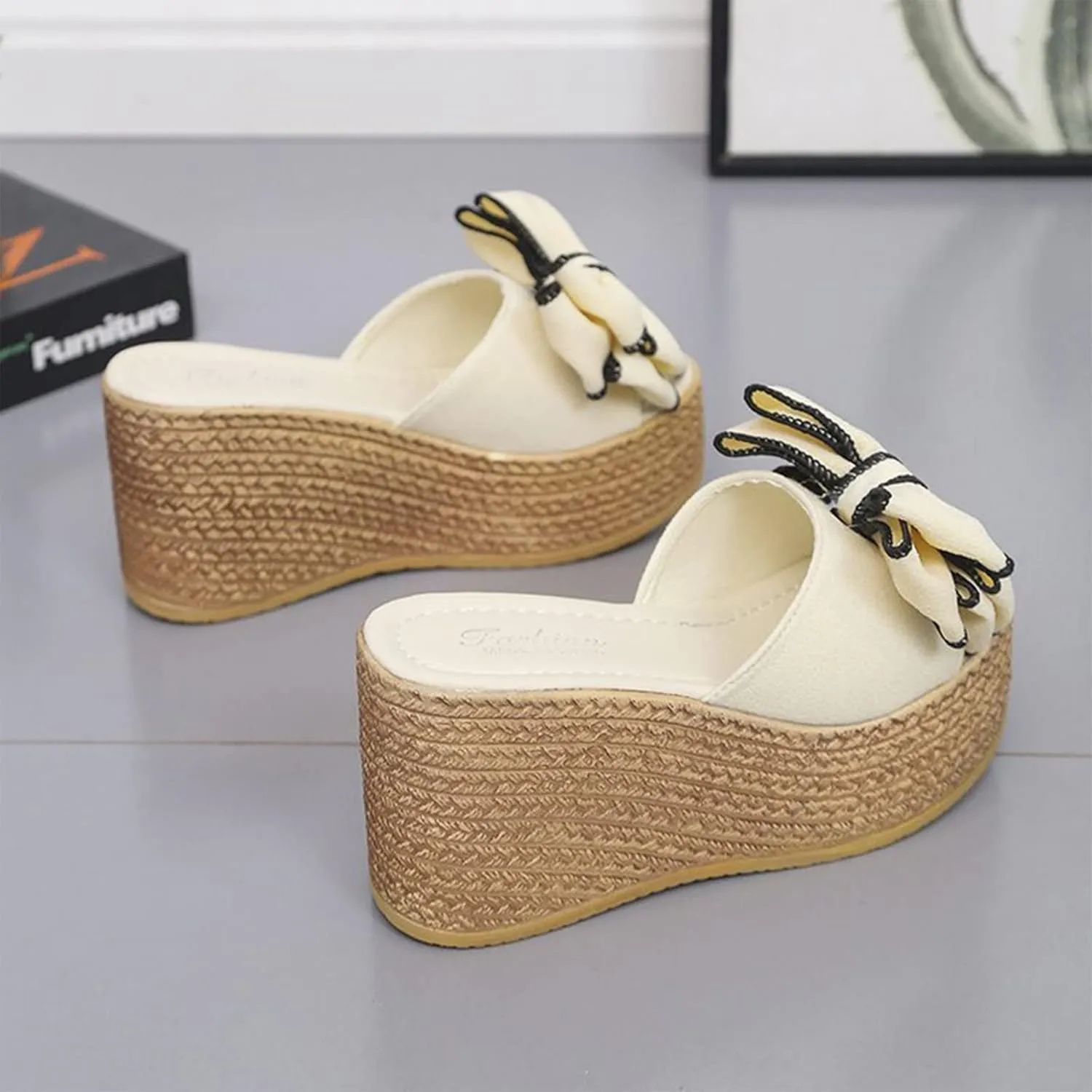 Women's Wedge Heels Sandals Summer Casual Flatform Platform Wedge Slides Dress Sandals Temperament Sandals