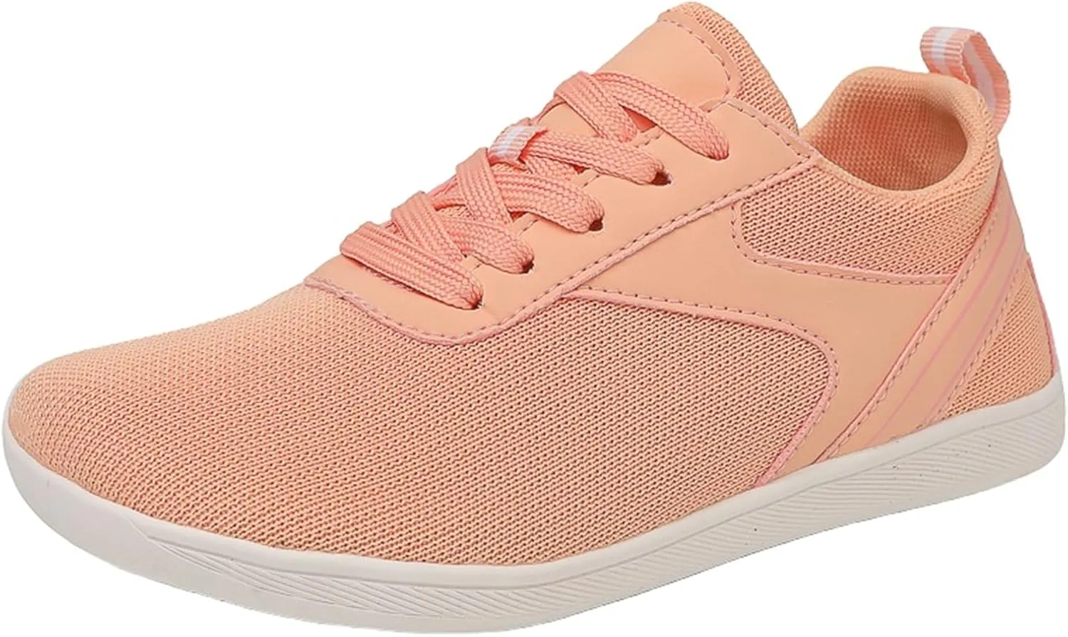 Womens Wide Toe Barefoot Shoes Comfortable Breathable Mesh Minimalist Walking Shoes Trendy Lightweight Slip On Zero Drop Workout Sneakers Casual Athletic Barefoot Sneakers