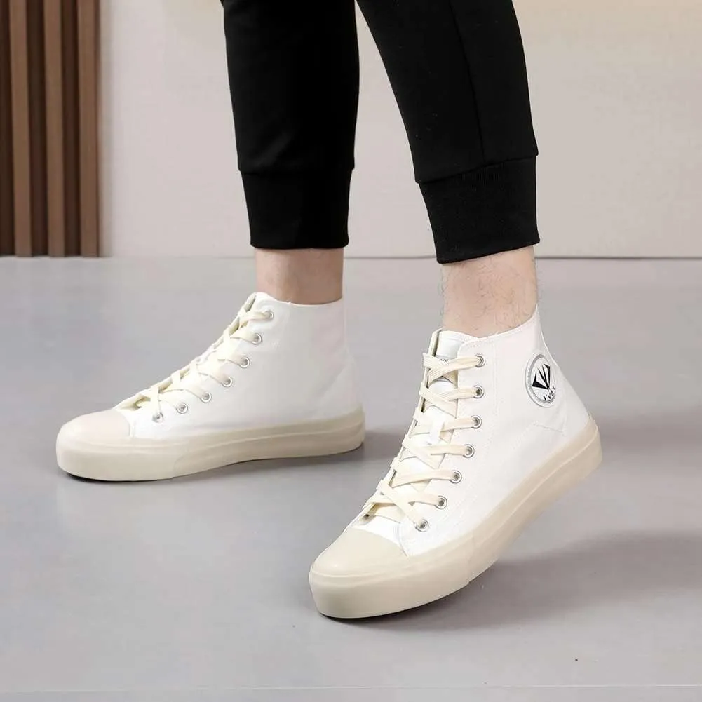 YAXE Unisex’s High Top Original Classic Skate Canvas Shoes
