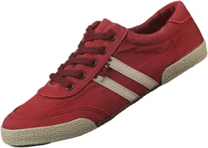 YTINGNICE Men's Canvas Shoes All-Match Casual Breathable Fashion Sneakers Retro Men Canvas Shoes Simple Soft Vintage Lace-up Casual Shoes